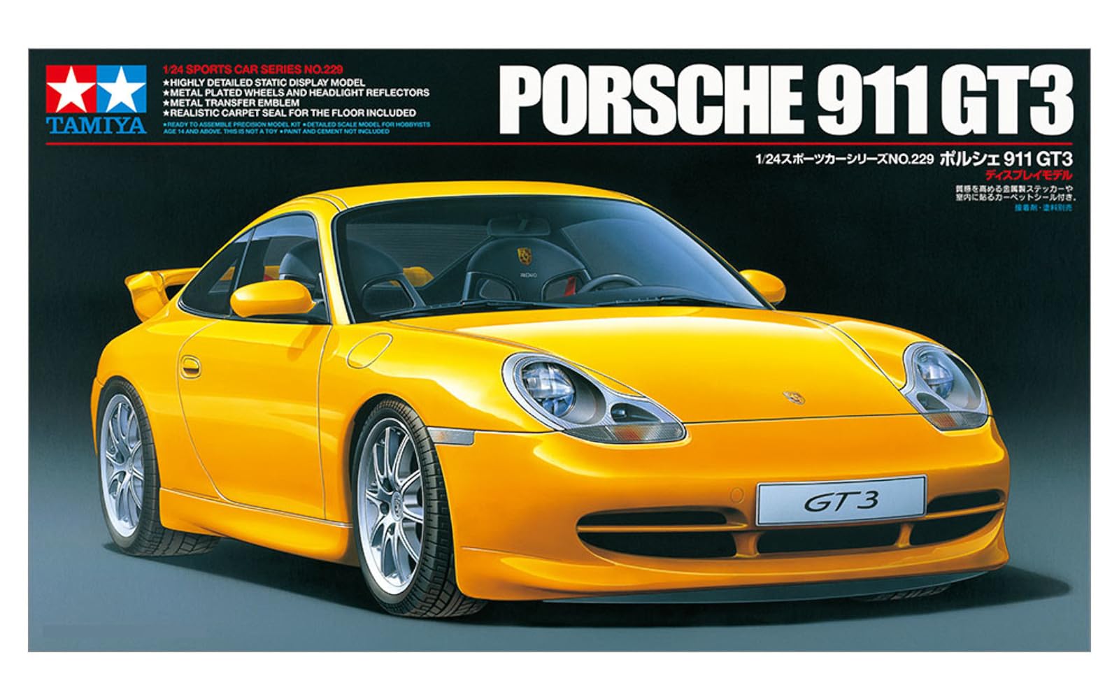 Tamiya 300024229 - Modellino di Porsche 911GT3 '99, Scala 1:24, Versione da Strada