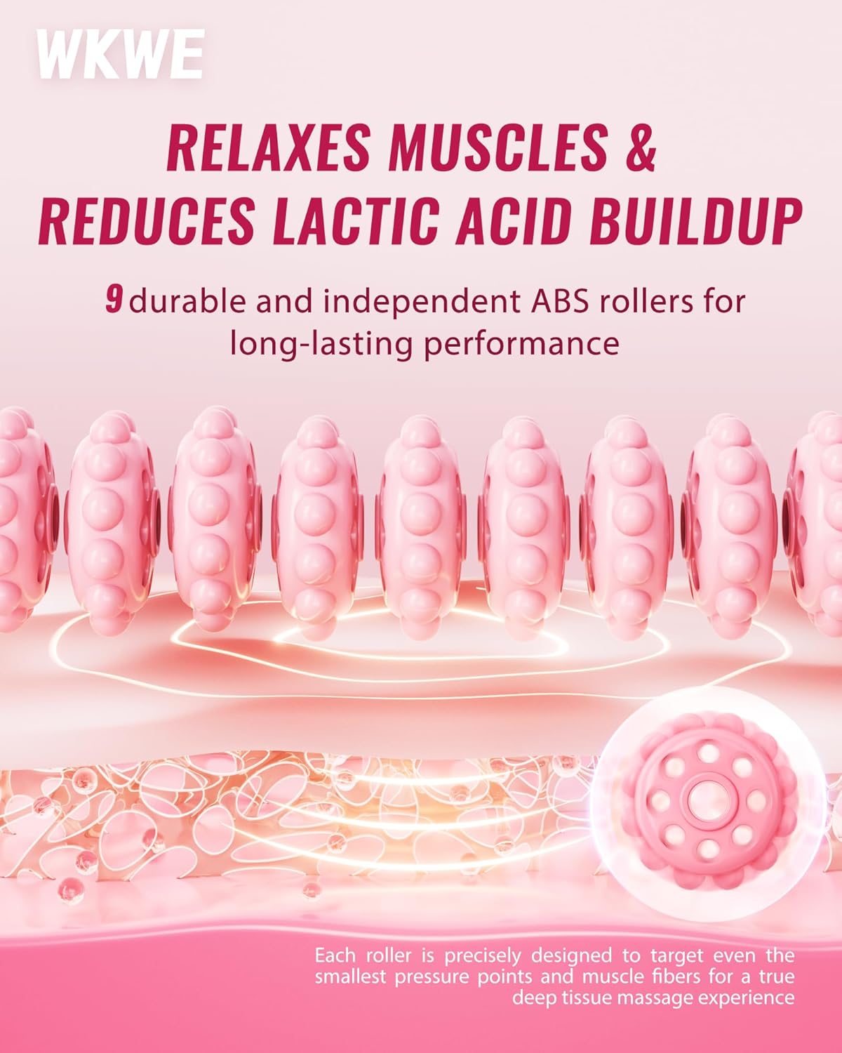 Muscle Roller Stick with Trigger Points - Bendable Body Massage Stick to Help Legs, Back, Neck Recovery, Relief Muscle Soreness, Cramping and Tightness - Image 5