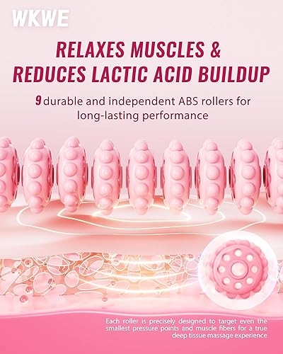 Miniatura 5 de Varilla de rodillo muscular con puntos de gatillo, palo de masaje corporal flexible para ayudar a las piernas, la espalda, la recuperación del