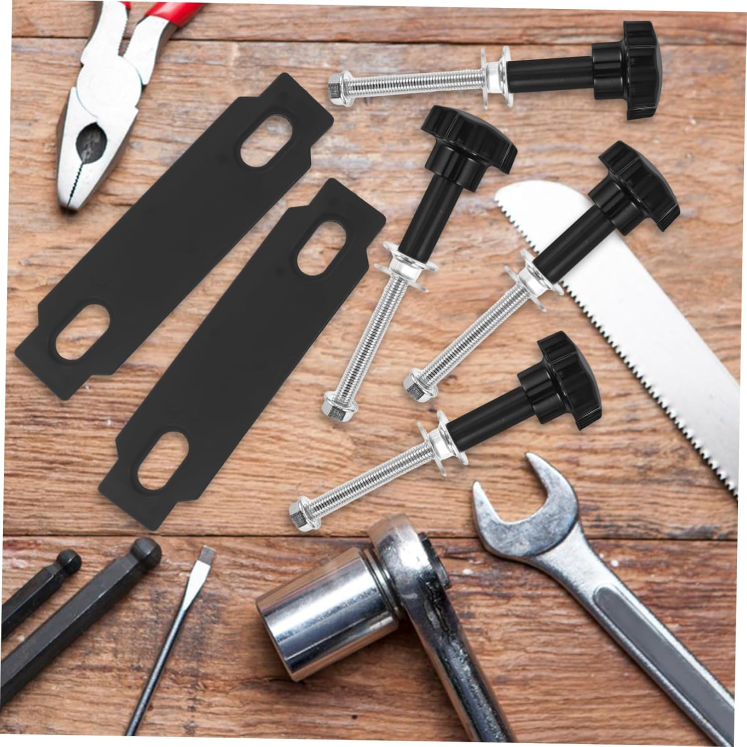 Roof Rack Clamps Brackets Off-Road Recovery Gear Luggage Holder Fixing Kit Aluminum Alloy Recovery Track Support for Vehicle