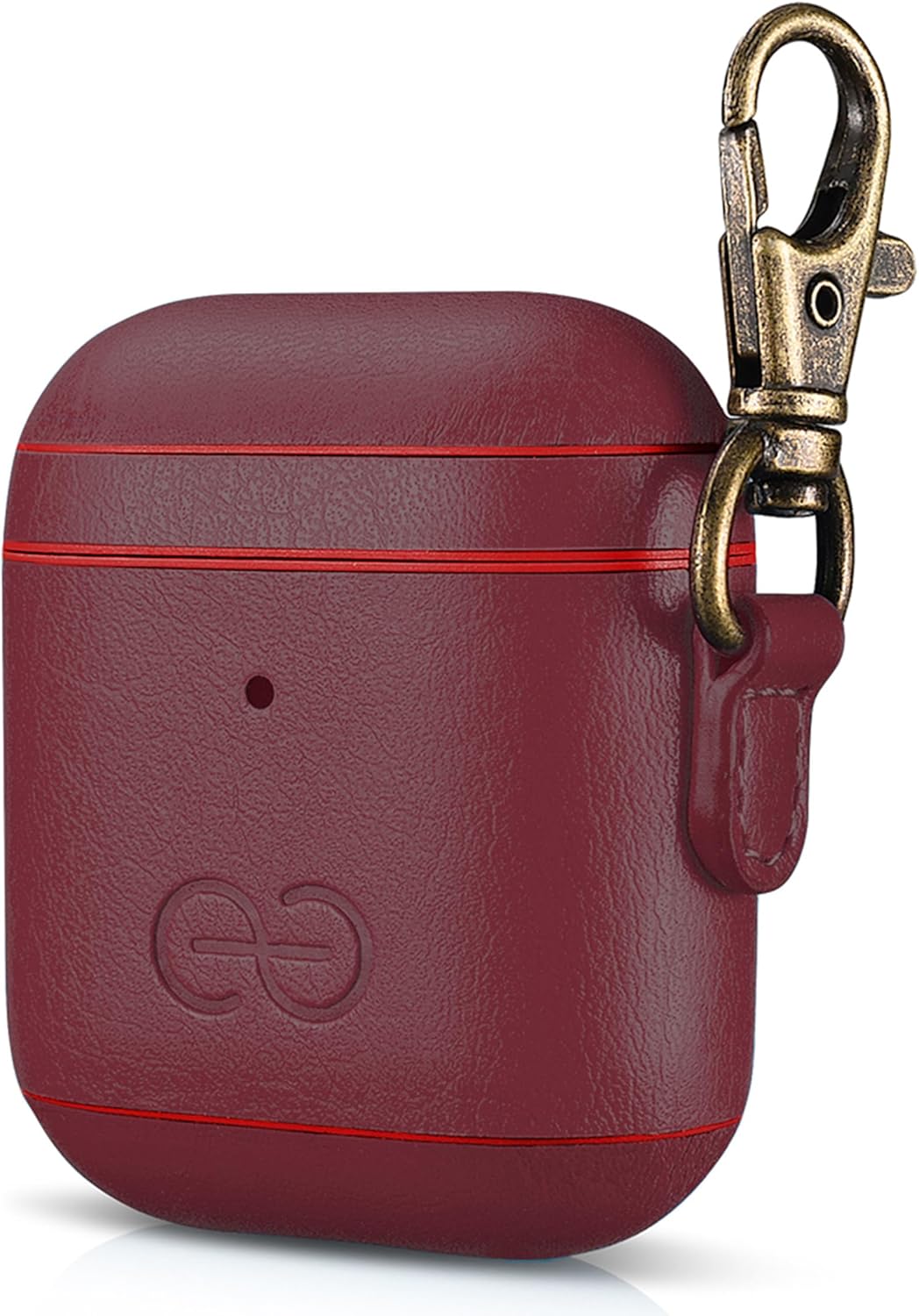 Dreem Om Vegan Leather AirPods Case - Burgundy