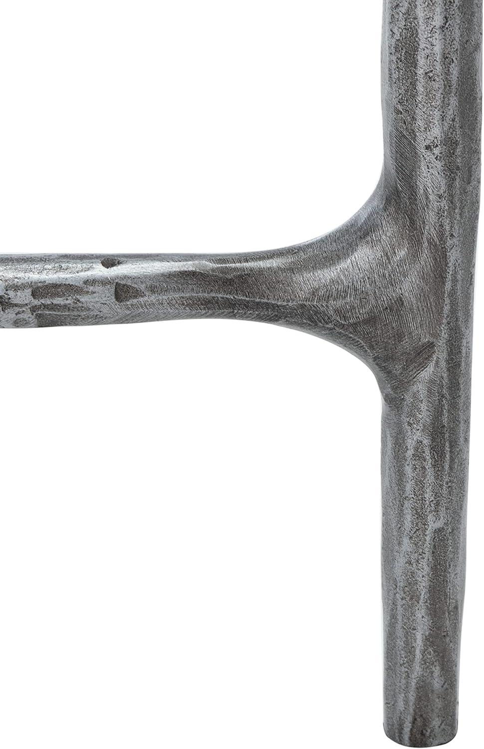 SAFAVIEH Couture Home Collection Jessa Silver Metal/Tempered Glass Top Rectangle Coffee Table (Fully Assembled)