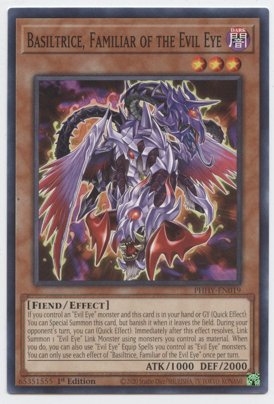 Basiltrice, Familiar Del Ojo Maligno | Yu-Gi-Oh! Wiki En Español | Fandom