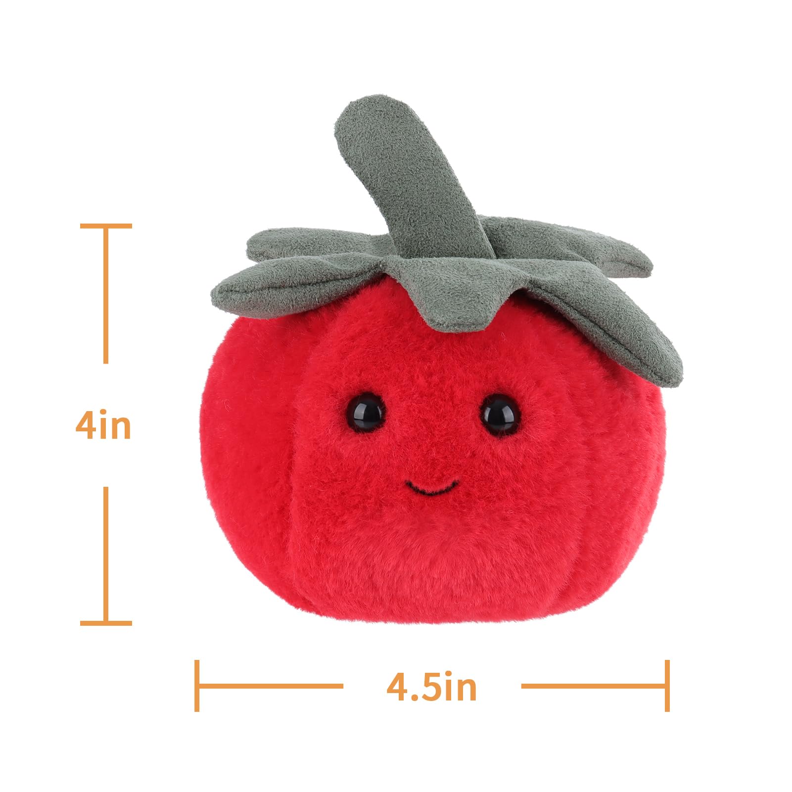Amazon.com: Apricot Lamb Toys Plush Food Plushies Red Fresh Tomato