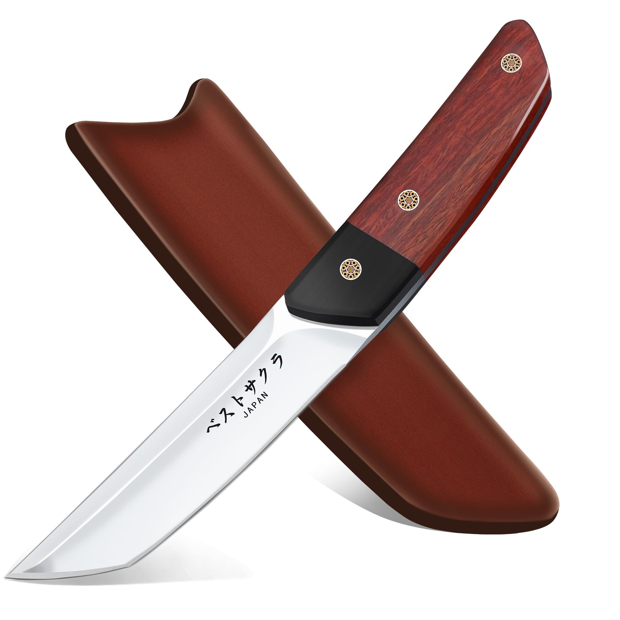 Japanisc-Tanto-Outdoor-Messer mit feststehender Klinge – Rob