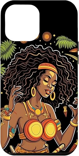 Funda para iPhone 12 Pro Max Rasta Reggae Music Cannabis Weed Leaf 420 Rastafarian Women