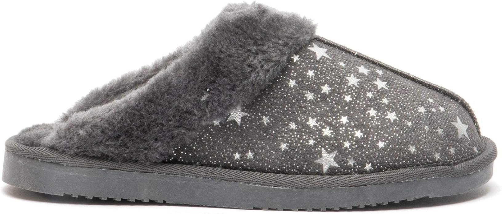 navy mule slippers womens