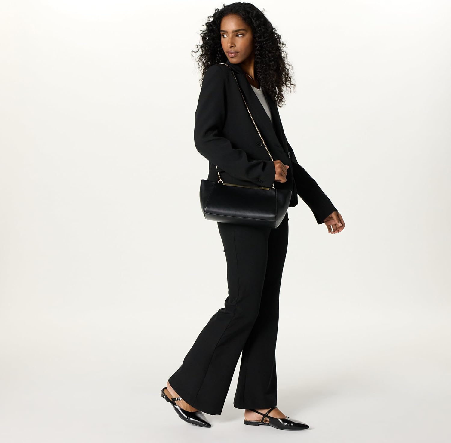 The Drop womens Harlei Framed Clutch - Image 2