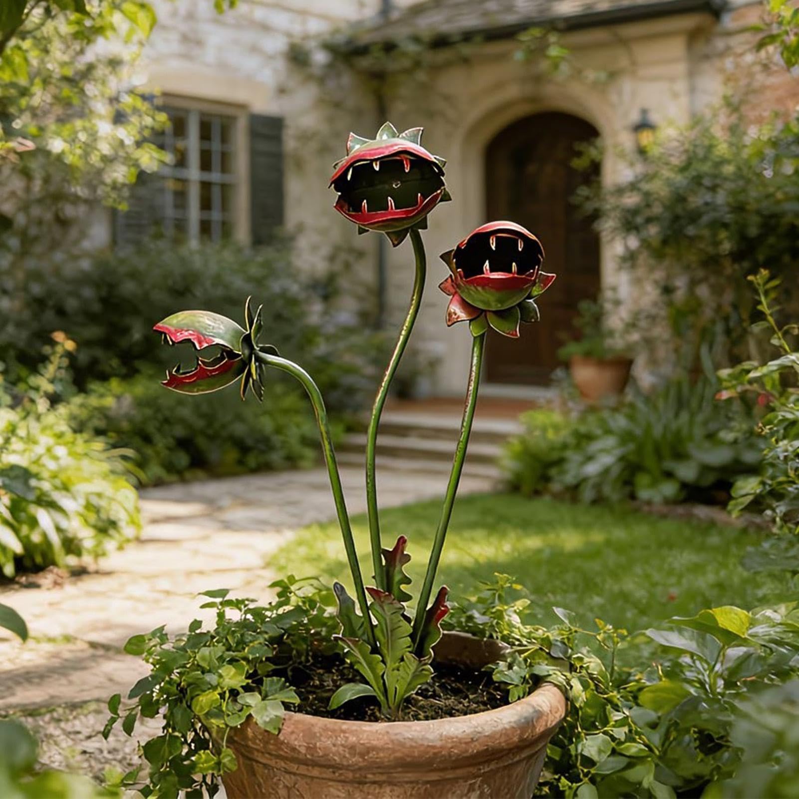 Piquets de plants métal jardin pour dynamiser vos massifs et terrasses