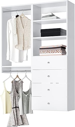 Miniatura 4 de Sistema modular de armario organizador colgante con cajones para ropa un organizador de ropa para una organización completa del armario y