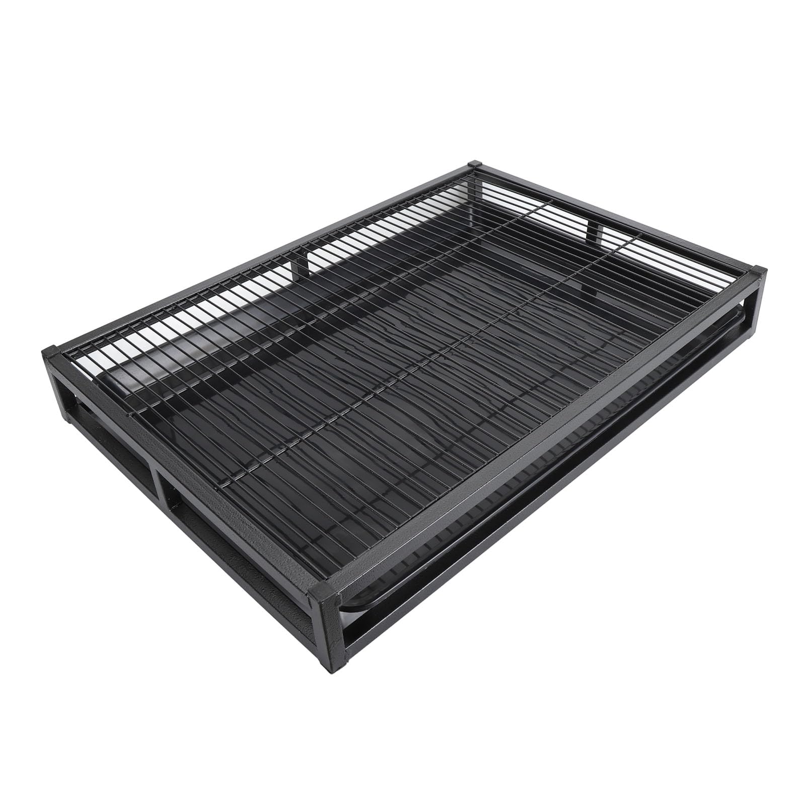 Tiroir pour Animaux de Compagnie Chiot Pipi Support pour Intérieur Extérieur Bacs à Litière Formateur Bac à Lit Chien Pot Toilette Plateau (Grande Taille 26 Pouces)