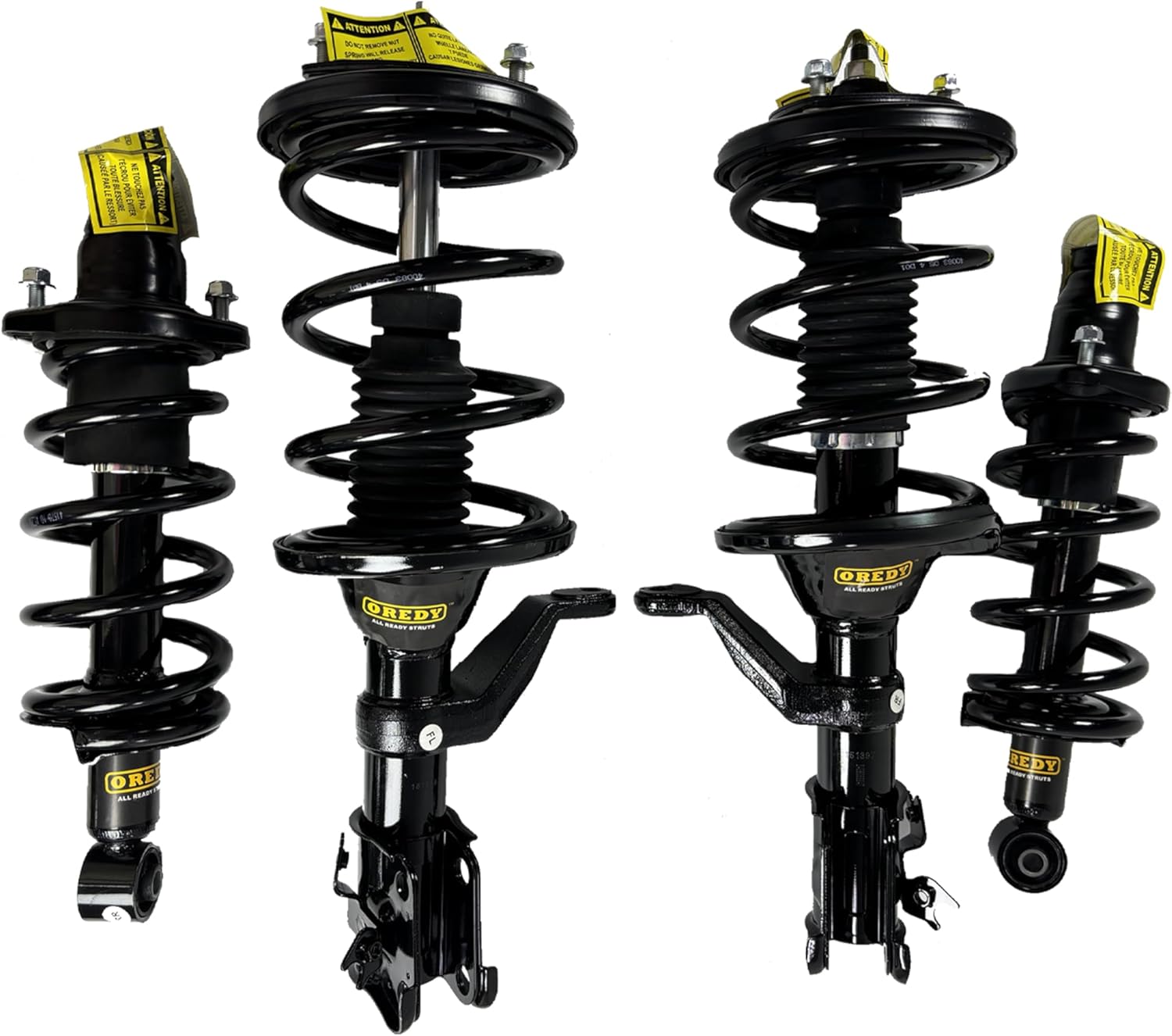 OREDY Front Complete Struts Coil Springs for 2002 2003 2004 2005 2006 Honda CR-V CRV Quick Ready Install Shock Absorbers Assembly, Left & Right Side - 172143 172144 (2PCs)