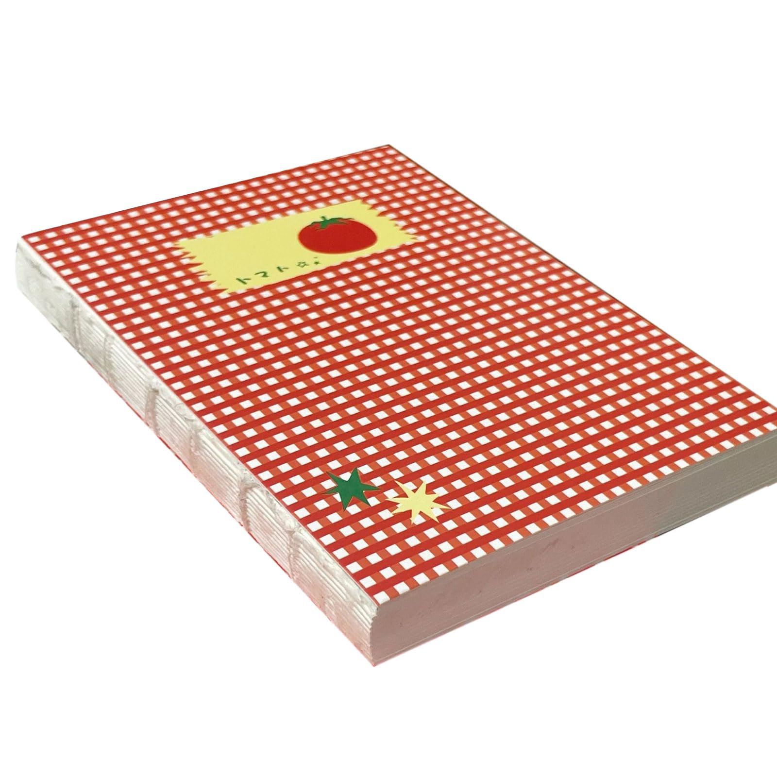 Maxtonser Lovely Tomato Notebook Thick Notepads with 96-100 Page Unlined Journal for Writing Drawing Sketching Journaling Mind Map