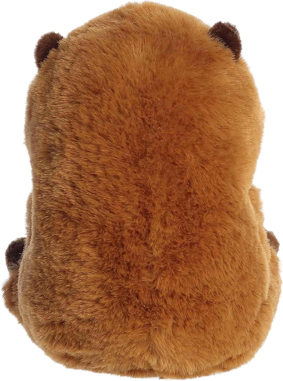 Aurora Playful Rolly Pet I Love U Capybara Stuffed Animal - Soft Keepsake for Loved Ones - Perfect for Decorating Rooms and Valentine's Day - Brown 5 Inches