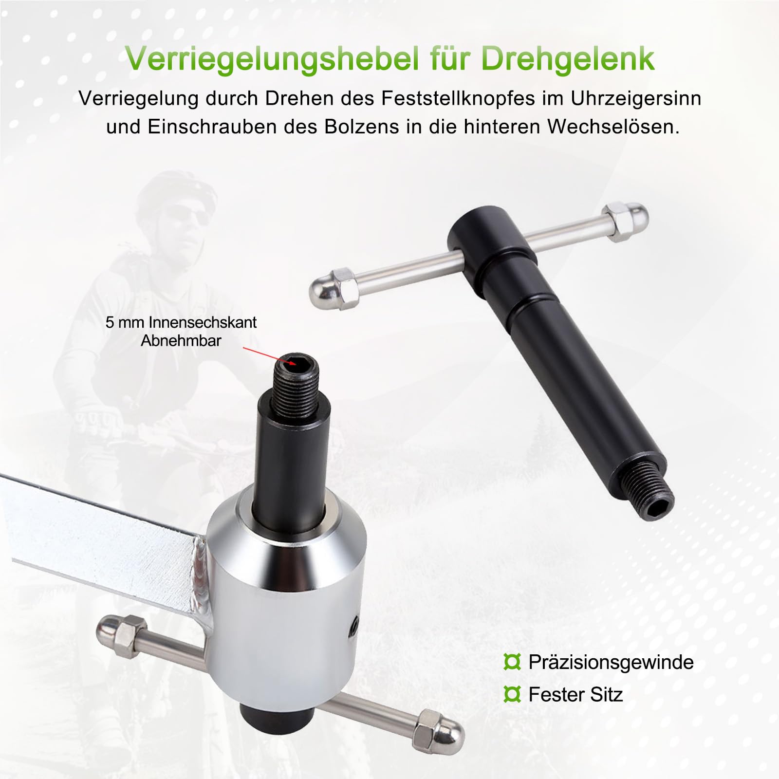 Mimoke Profi Edelstahl Fahrrad Schaltauge Alignment Werkzeug Gauge – Präzises Richtwerkzeug für Fahrradreparatur und Wartung