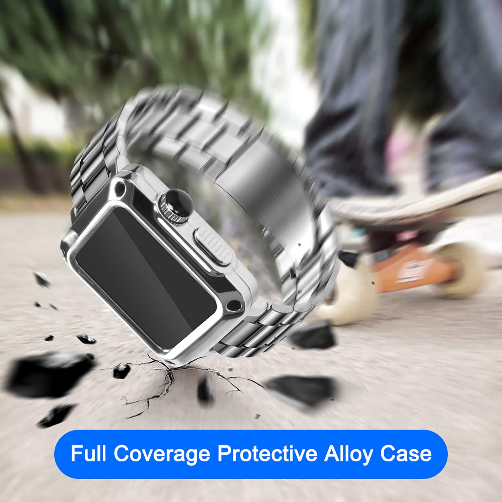 Amazon.co.jp: HUALIMEI ケース+バンド Apple Watch 40mmシリーズ 6 SE