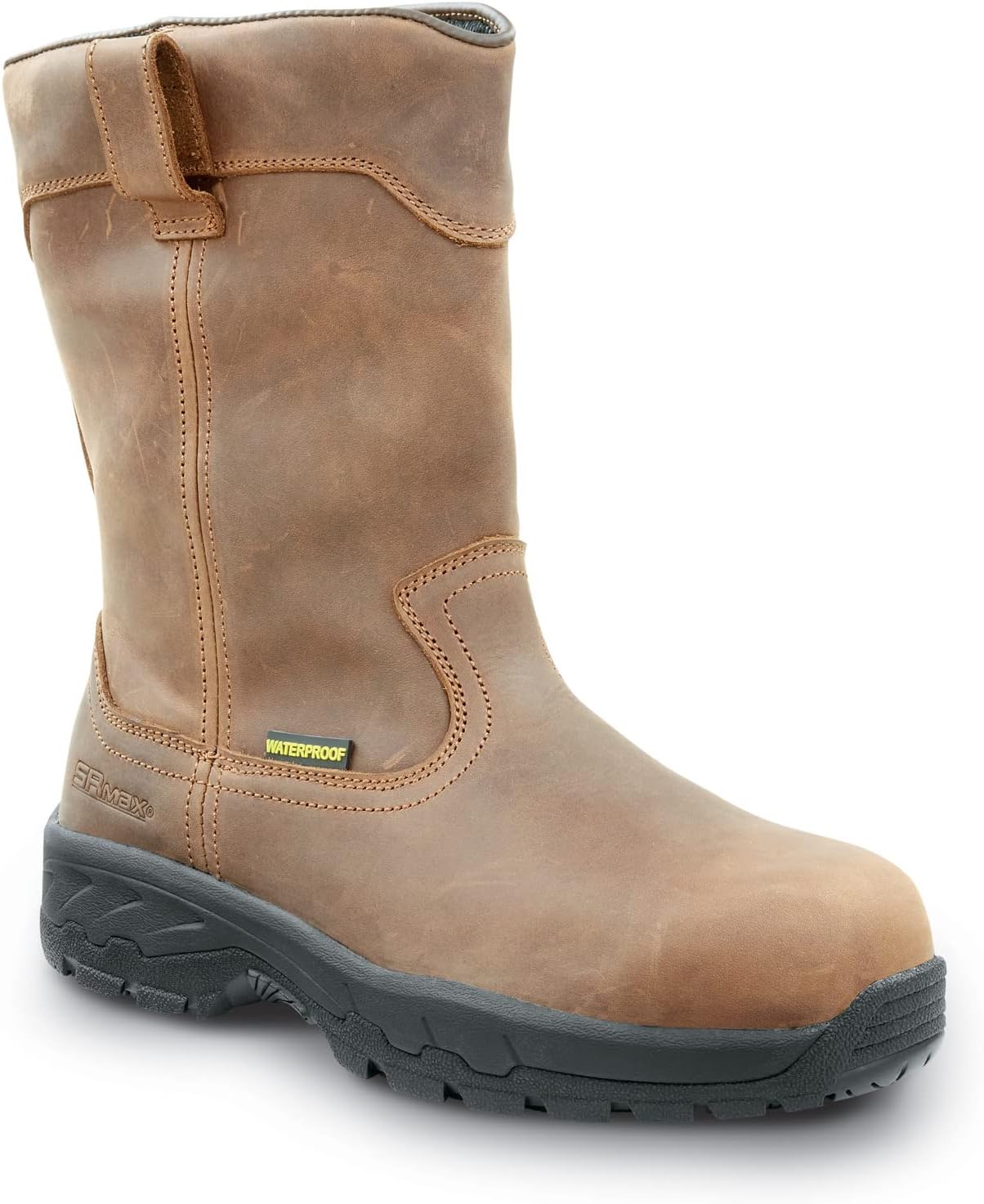 SR Max Beaumont, Men's, Dark Brown, Comp Toe, EH, Waterproof Wellington Work Boot - Image 2