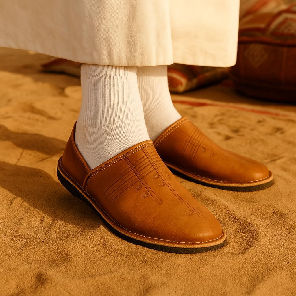 Moroccan babouche shoe, Leather slipper, Unisex Handmade Babouches slippers Dyed With Natural Color, babouche men, babouche women