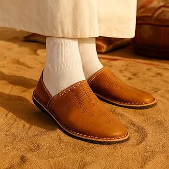Amazon.com: Moroccan babouche shoe, Leather slipper, Unisex
