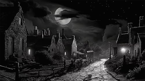 Kit de arte de diamantes de Halloween para adultos, pinturas de puntos de diamante para principiantes, suministros de arte de diamantes para