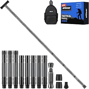 AiGear Premium Compass Walking Hiking Stick CNC Machined Outdoor - View #4