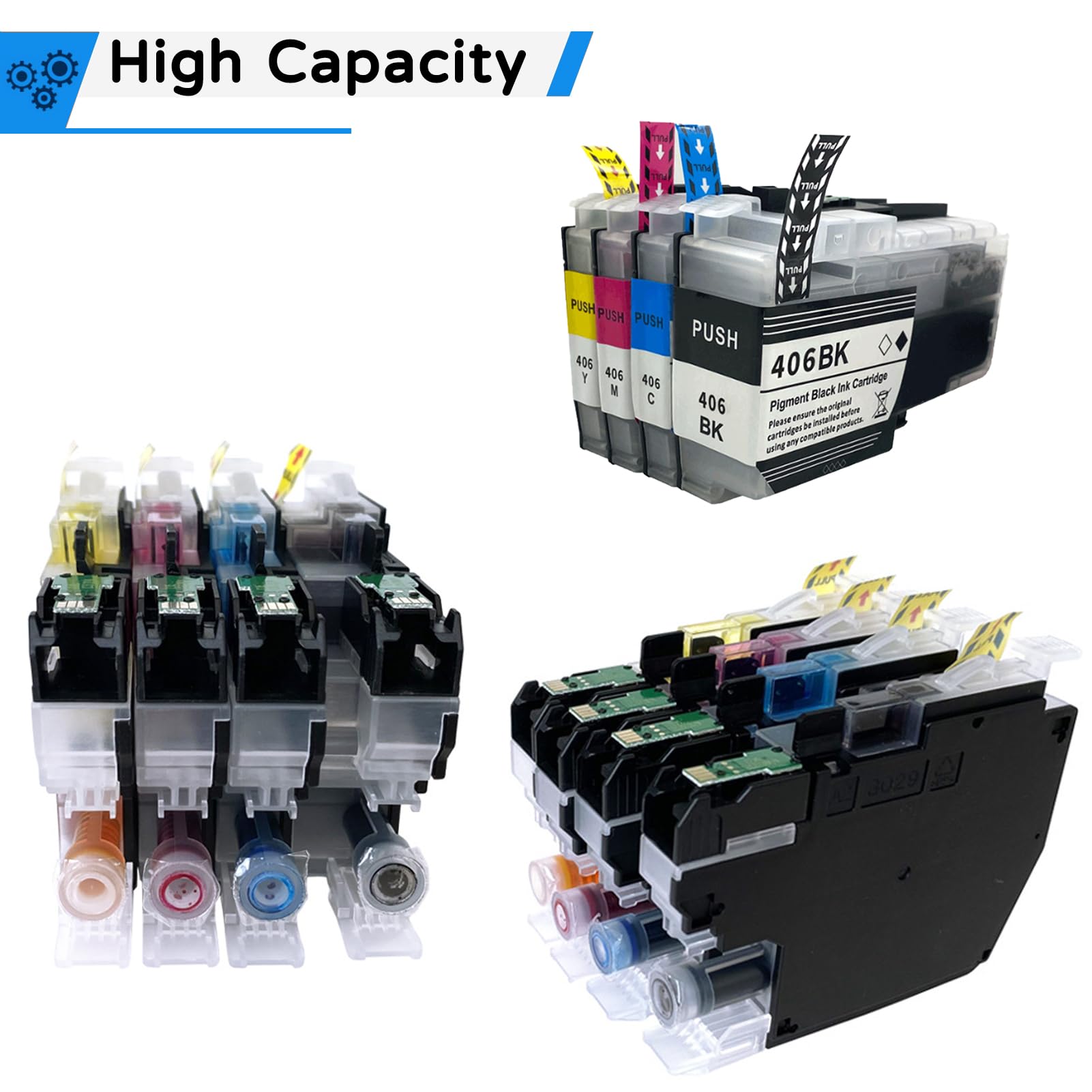 Lc406 Ink Cartridges Brother Colorfly LC406XL High Yield Ink Cartridges ...