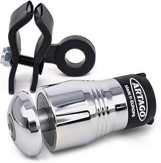 Artago 562-I Bloccadisco Moto Alta Gamma + Regalo Supporto di Trasporto, Blocco a 4...