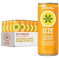 Vista 9 de IZZE - Mezcla de bebida de jugo con agua con gas, granada, sin azúcar añadido, 8.4 onzas líquidas, 24 latas