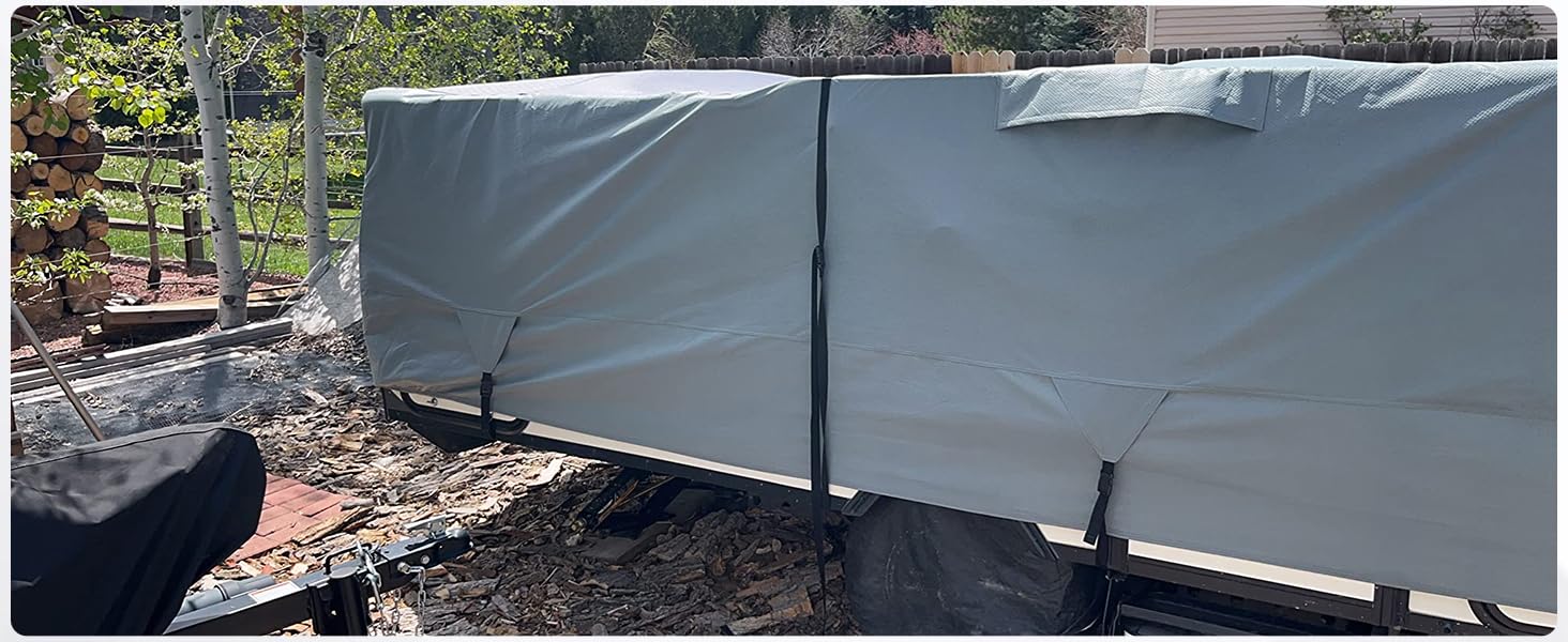 Camper Covers For Winter Tuszom Layers Non-Woven Fabric, Anti