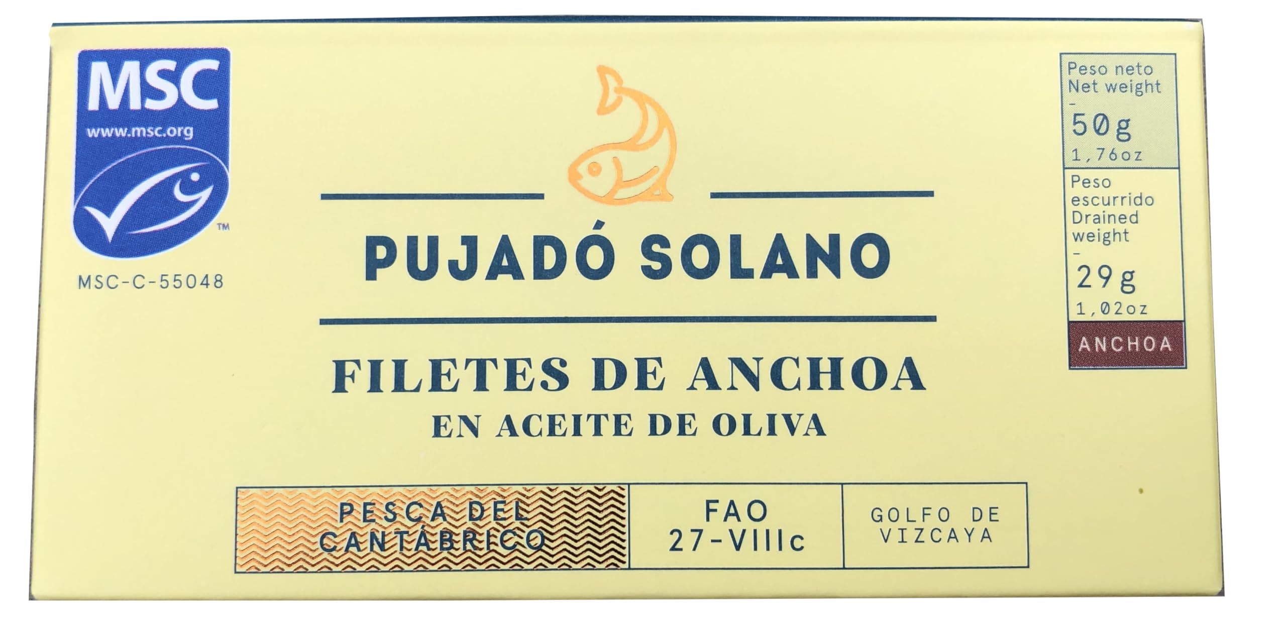 Cantabrian salted anchovies 50g