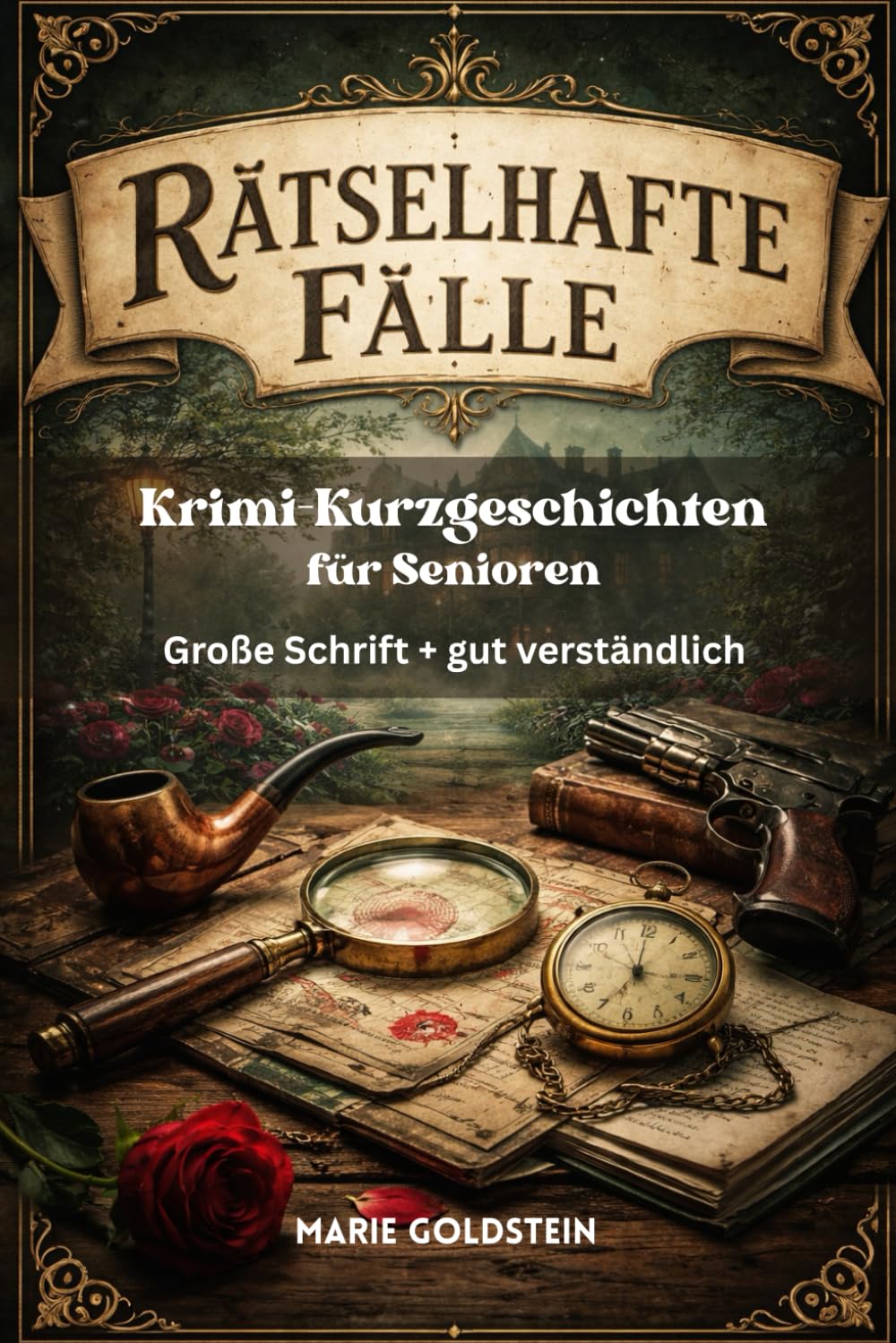 Rätselhafte Fälle | Krimi-Kurzgeschichten für Senioren: Große Schrift und gut verständlich