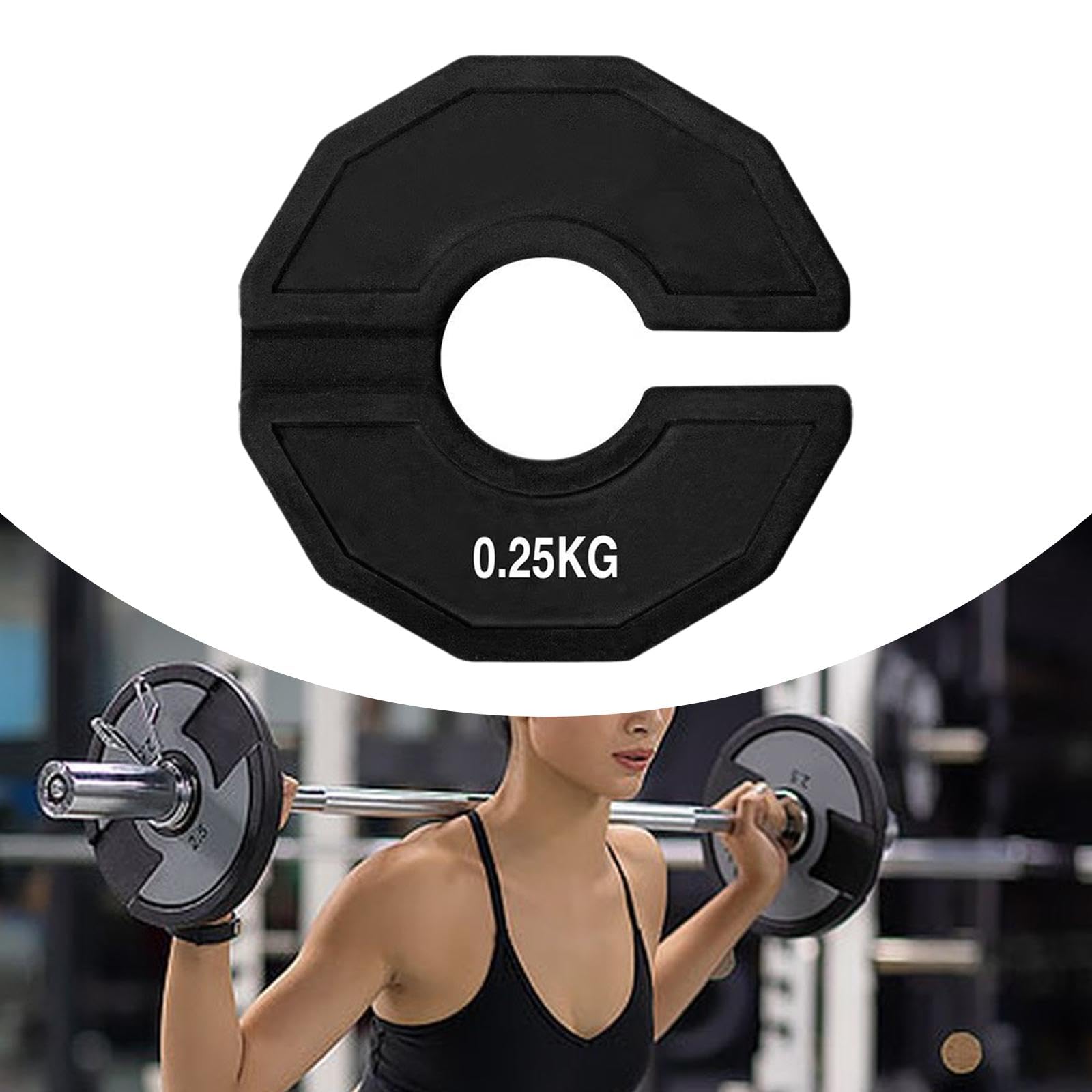 YIJU Fractional Weight Plate Gym Supplies 1.38in/35mm Opening Dumbell Weight Small Change Plate for Micro Loading Bodybuilder, 0.25kg