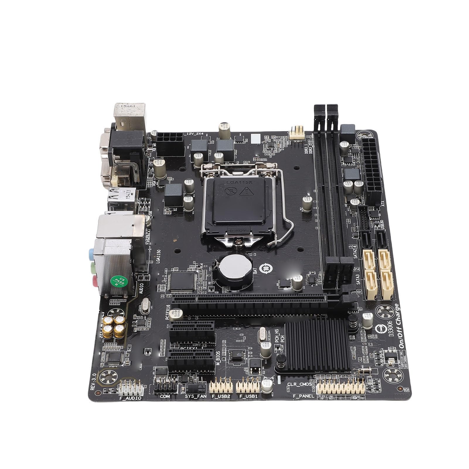 ciciglow LGA 1150 Motherboard,Micro ATX Computer Motherboard Support for Desktop PC Support DDR3,1600MHz PC Motherboard with USB3.0 USB2.0 Ports