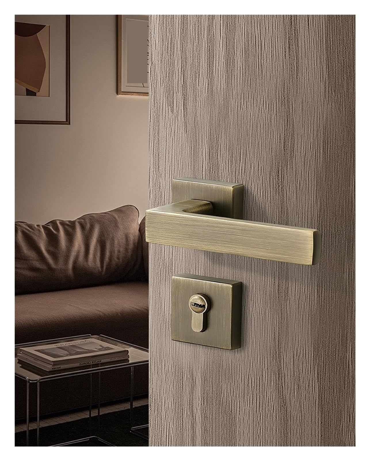 Serrure magnétique de salle de bain pour une maison calme et moderne