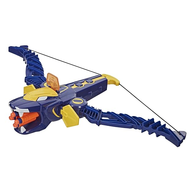 Power Rangers Beast Morphers Beast-X King Mega Arco de Dardos Nerf con Lanzamiento de Dardos inspirados…