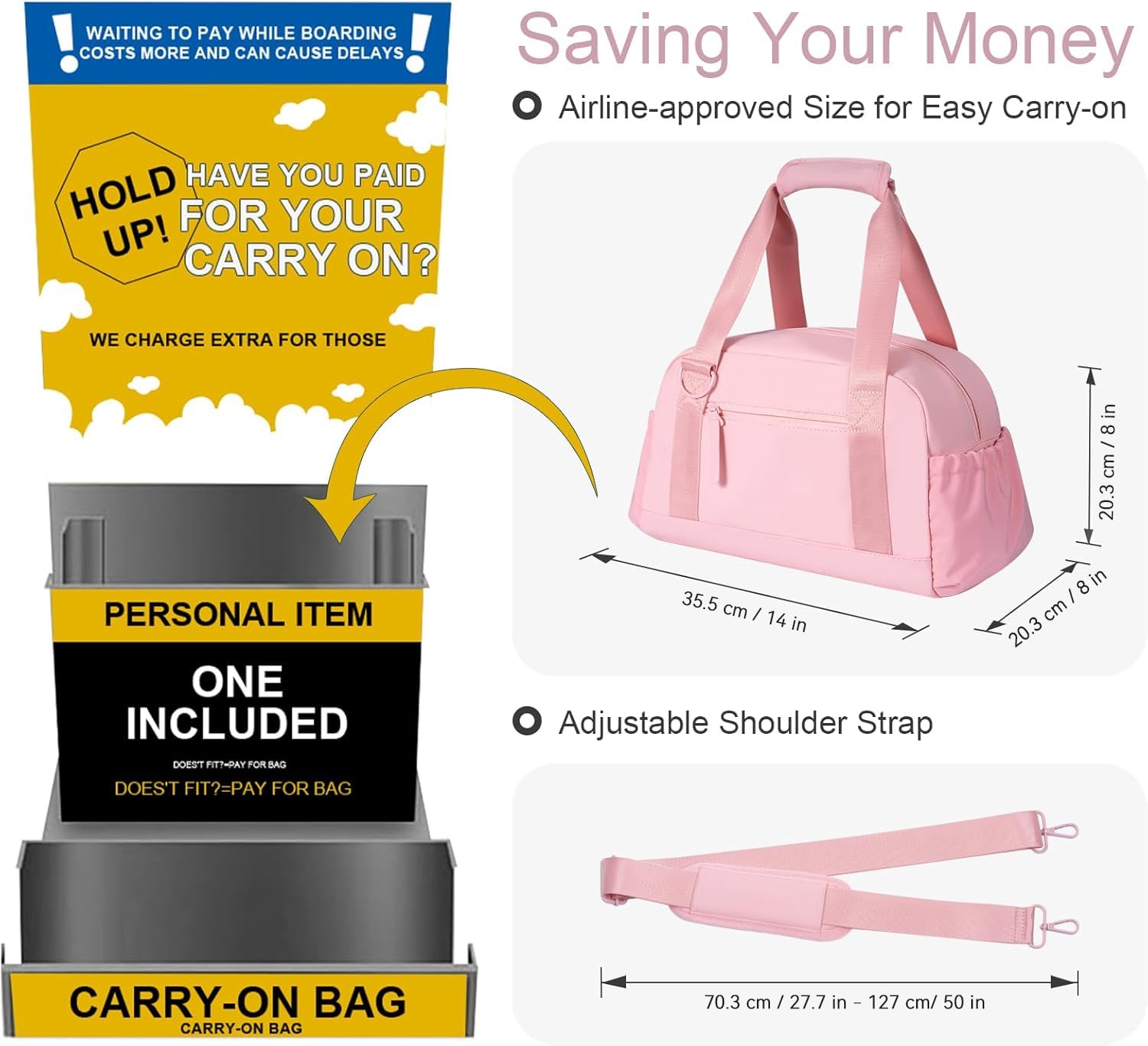 Mini bolsa de gimnasio para mujeres y niñas, pequeña bolsa de gimnasio con compartimento húmedo, impermeable, bonita bolsa de deporte para entrenamiento, Rosa, 14 pulgadas, pequeño