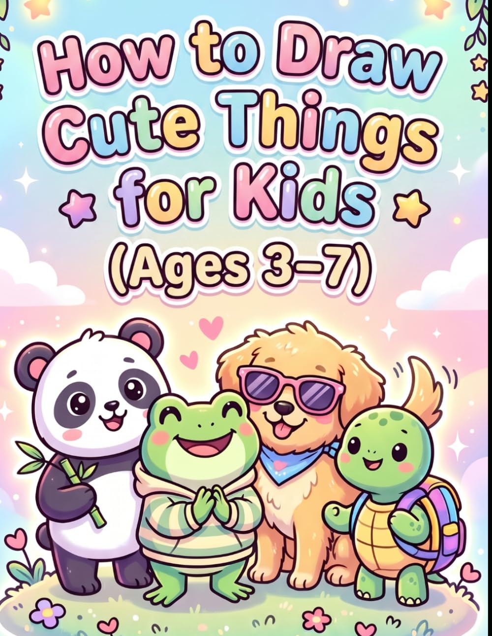 How to Draw Cute Things for Kids (Ages 3–7): Fun & Easy Drawing Book for Kids: Cute Animals, Food & Modern Characters
