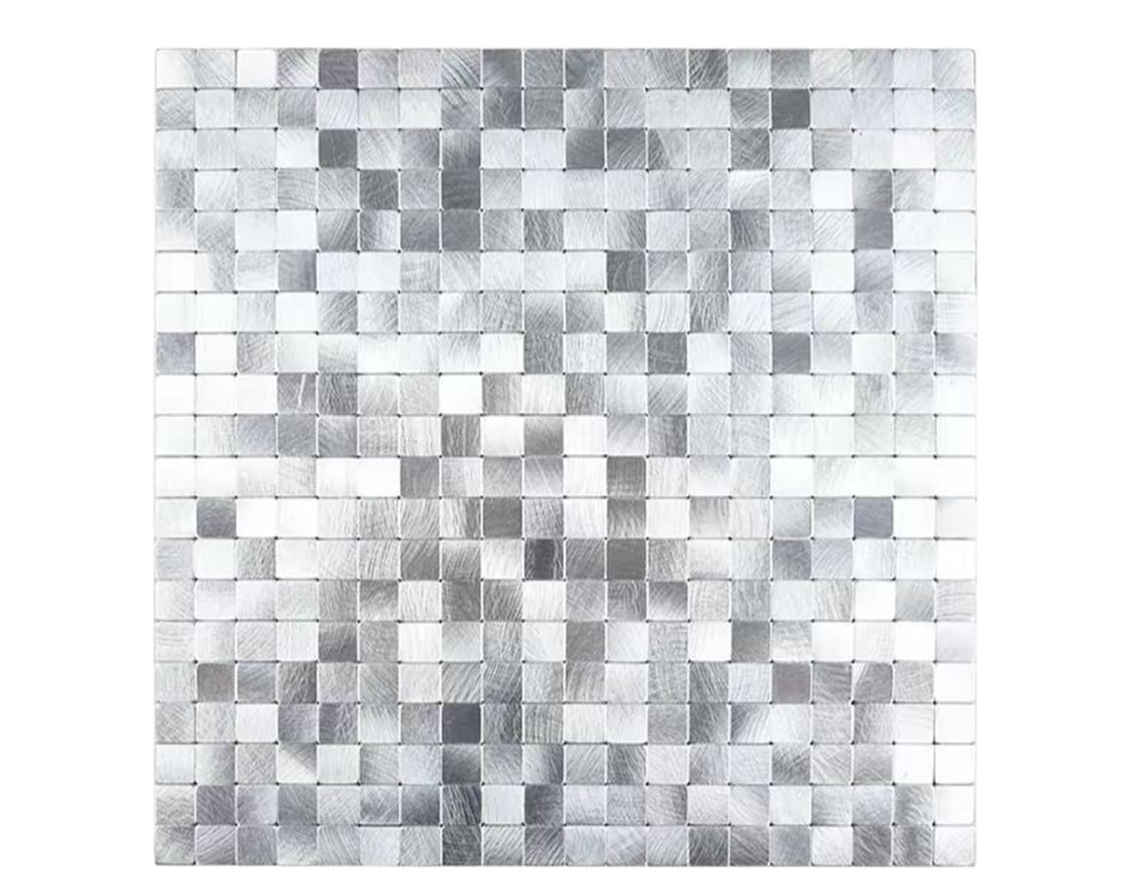 Metal splashback Self-Adhesive Metal Mosaic Tile Kitchen Backsplash Bathroom Shower Background Decorative Wall Aluminum Composite Panel Tiles(Purple)