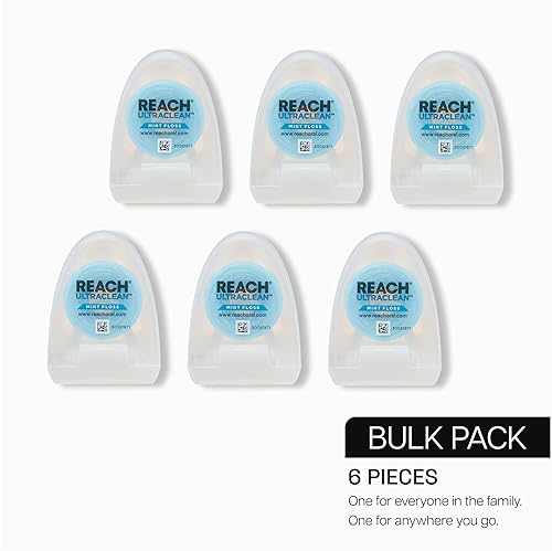 Miniatura 10 de Listerine Ultraclean - Hilo dental encerado de menta  Eliminación eficaz de placa protección de dientes y encías  Resistente a la trituración para