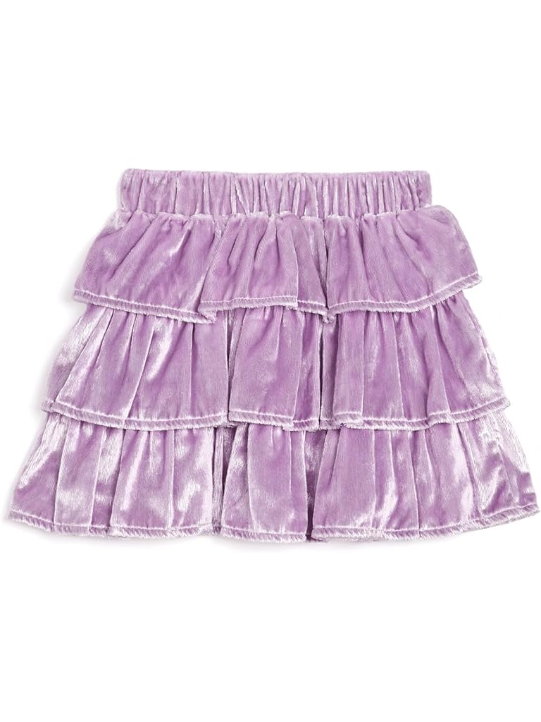 Purple Lola and The Boys Haze Sparkle Velour Skirt (Little Kid/Big Kid)