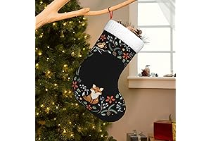 Festive Woodland Wreath Xmas Stocking: Embracing the Winter Spirit