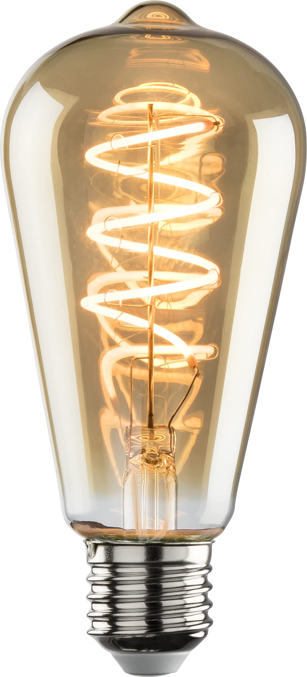 Knightsbridge 1800K 230V 4W Led Es Amber St64 Spiral Filament Lamp Dimmable