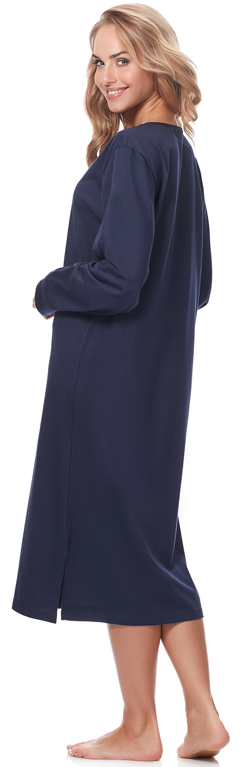 Merry Style Chemise de Nuit Lingerie Robe Vêtement d'Intérieur Manches Longues Femme 91LW1