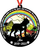 Vista 112 de Adorno de atrapasoles de setter irlandés personalizado, adorno de Navidad de Setter irlandés, regalo para perro amante, setter irlandés