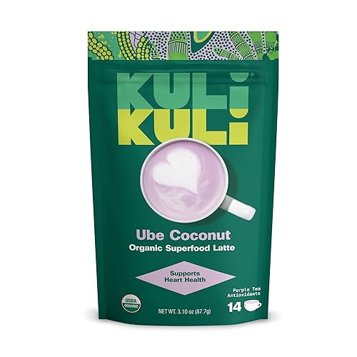 Kuli Kuli Ube Coconut Organic Superfood Latte - Purple Tea