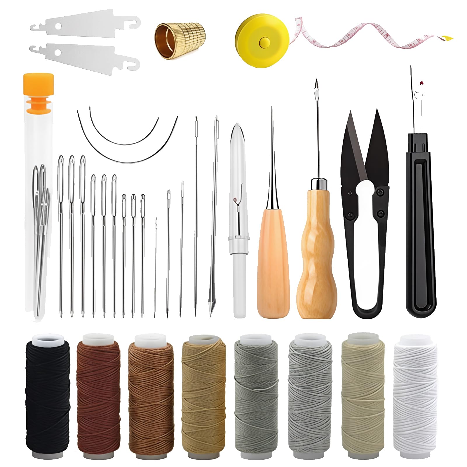 GMBANK 33 Pcs Leather Sewing Kit