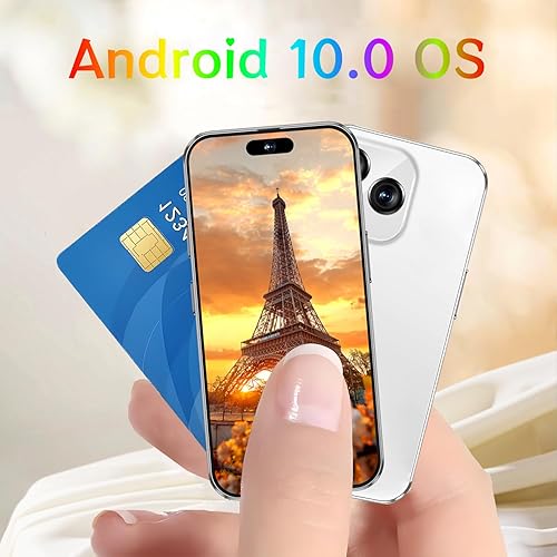 Miniatura 6 de Mini Smartphone para niños con pantalla HD pequeña de 4.0 pulgadas, 3 GB de RAM+32 GB ROM, 4G Dual SIM, Android 10.0, WiFi, Bluetooth, FM