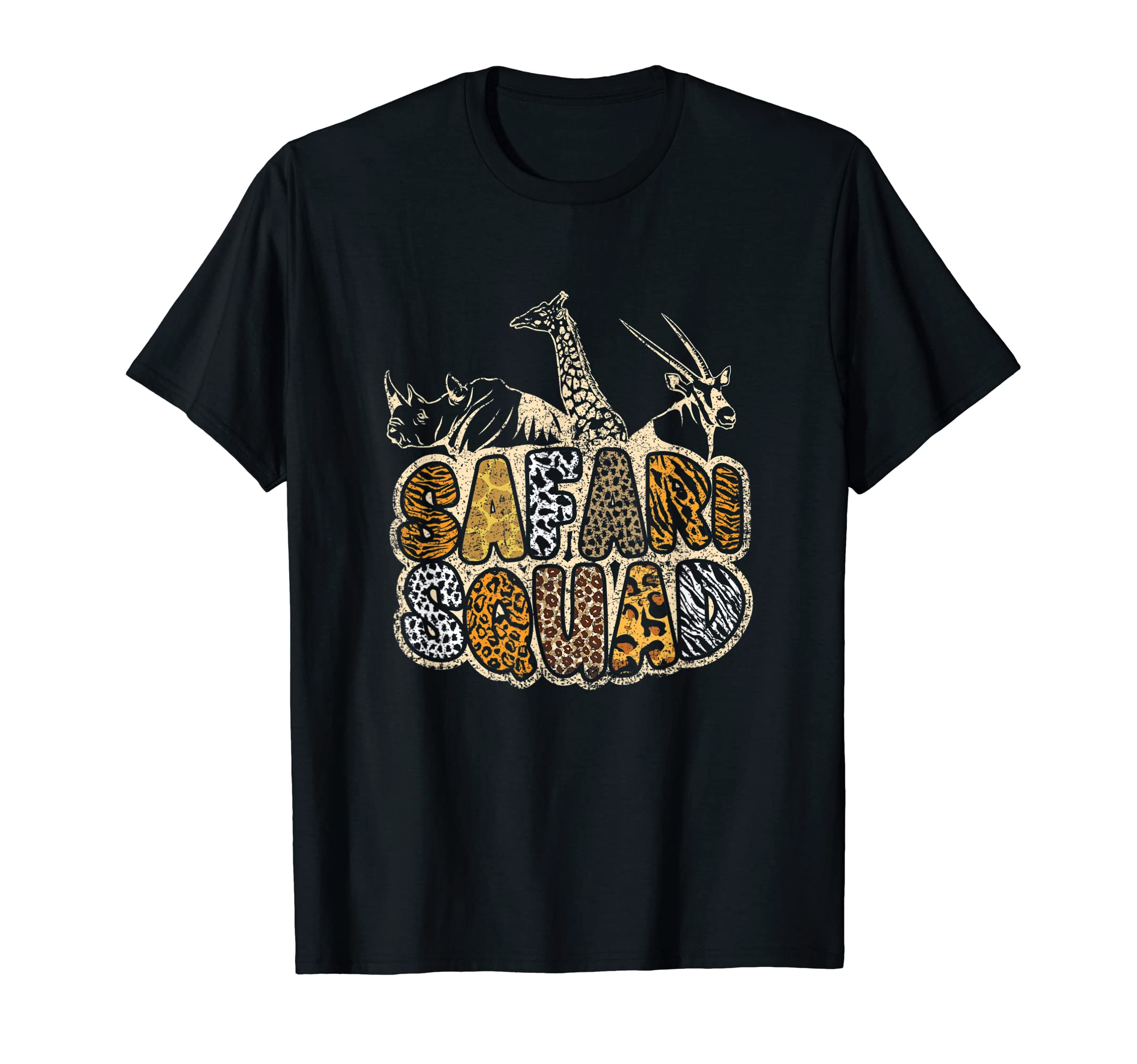 Safari Squad African Halloween Vintage T-Shirt