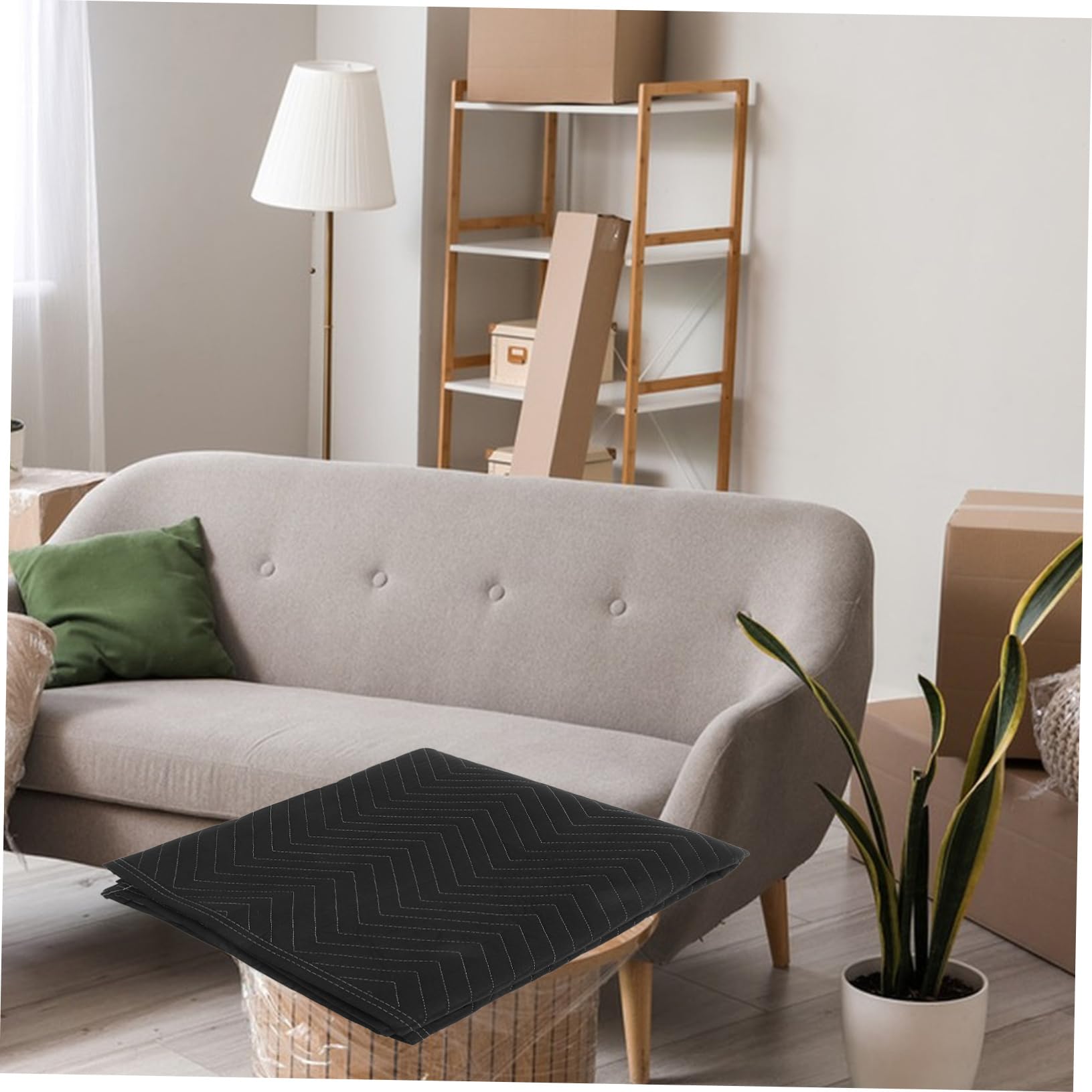 Gadpiparty Textile Umzugsdecken Schalldichte Packdecken für Möbeltransport Gepolsterte Möbeldecken als Verpackungsmaterial Umzugs und Versanddecken für Oberflächenschutz
