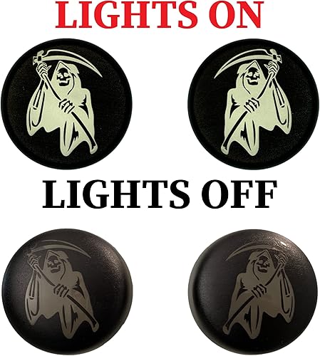 Miniatura 2 de Kustom Cycle Parts Grim Reaper - Cubiertas de lente de luz de señal de freno de bala ahumadaintermitente compatibles con Harley Davidson Street